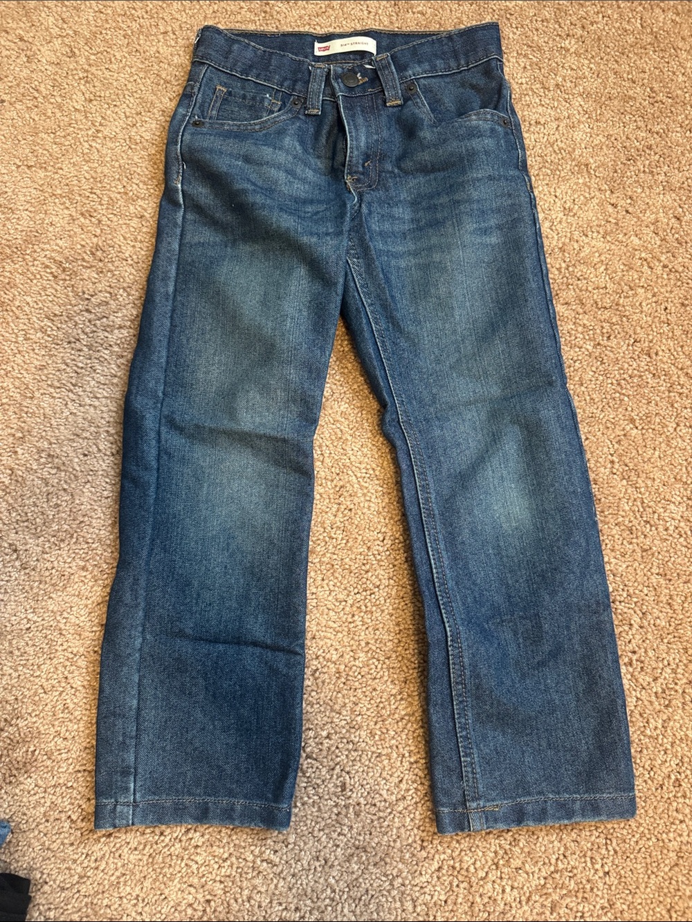Levi's Kids Blue Straight-Leg Denim Jeans